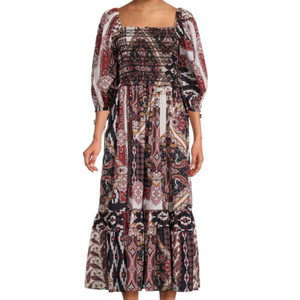Cara Cara jazzy print dress